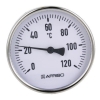 Afriso - Termometr bimetaliczny BiTh 100, fi100 mm, 0÷120°C, L 40 mm, G1/2