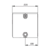 Stelrad - Planar Style dekoracyjny grzejnik płytowy dolnoozasilany typ 44 rozmiar 20 x 80 cm prawy [PS44/20/080]