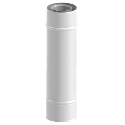 Jeremias (Concept) - Rura kominowa koncentryczna 80/125  dł. 500 mm białe do kotłów kondensacyjnych [TWIN03080/125 kod:75F90103080125]