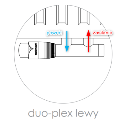 Schlosser - Zestaw duo-plex 3/4xM22x1,5 kątowy lewy chrom + Nypel 2szt. 1/2 x 3/4 [602100007]